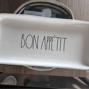 Rae Dunn Artisan Collection Ceramic Piece “BON APPETIT”